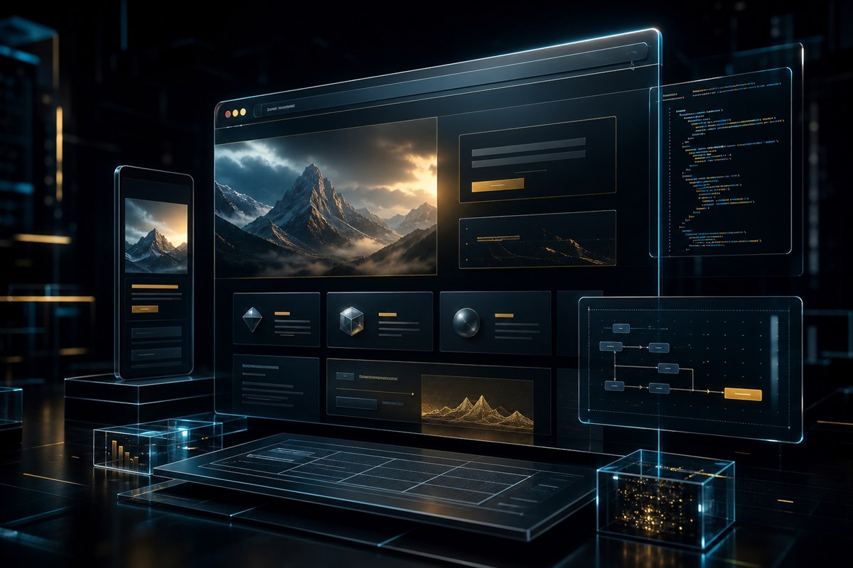 Conception de site web premium dans un studio digital Korek